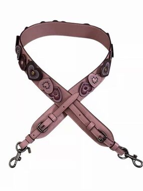 NWT **RARE** Coach Dusty Rose Hearts Novelty Crossbody strap